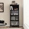 Costway 5-Tier Kitchen Baker's Rack Storage Cabinet Mobile Microwave Stand Flip-up Doors White/Black/Grey/Green